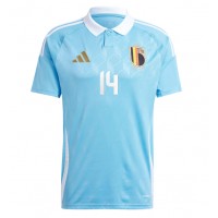 Belgium Dodi Lukebakio #14 Replica Away Shirt Euro 2024 Short Sleeve